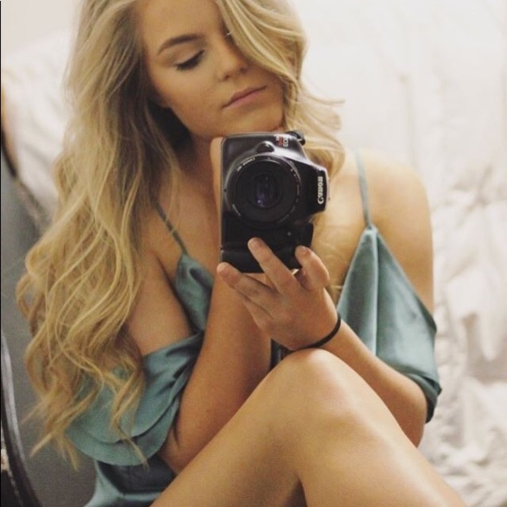Silky off the shoulder top